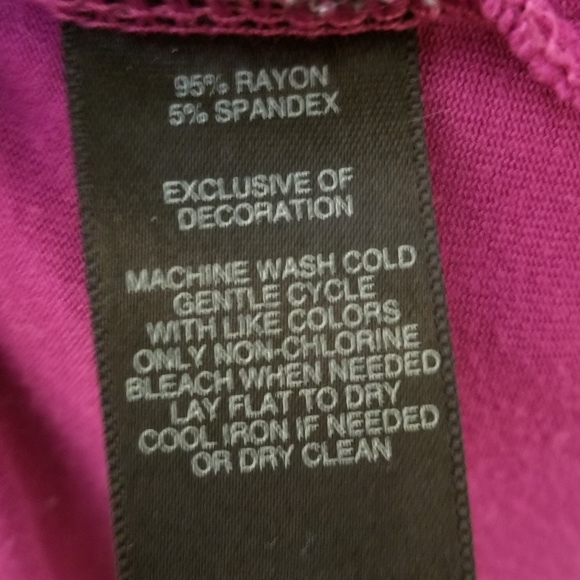 WHBM Dark Magenta Pink Sleeveless Top XL - Picture 4 of 5